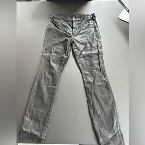 Joes black waxed skinny jean